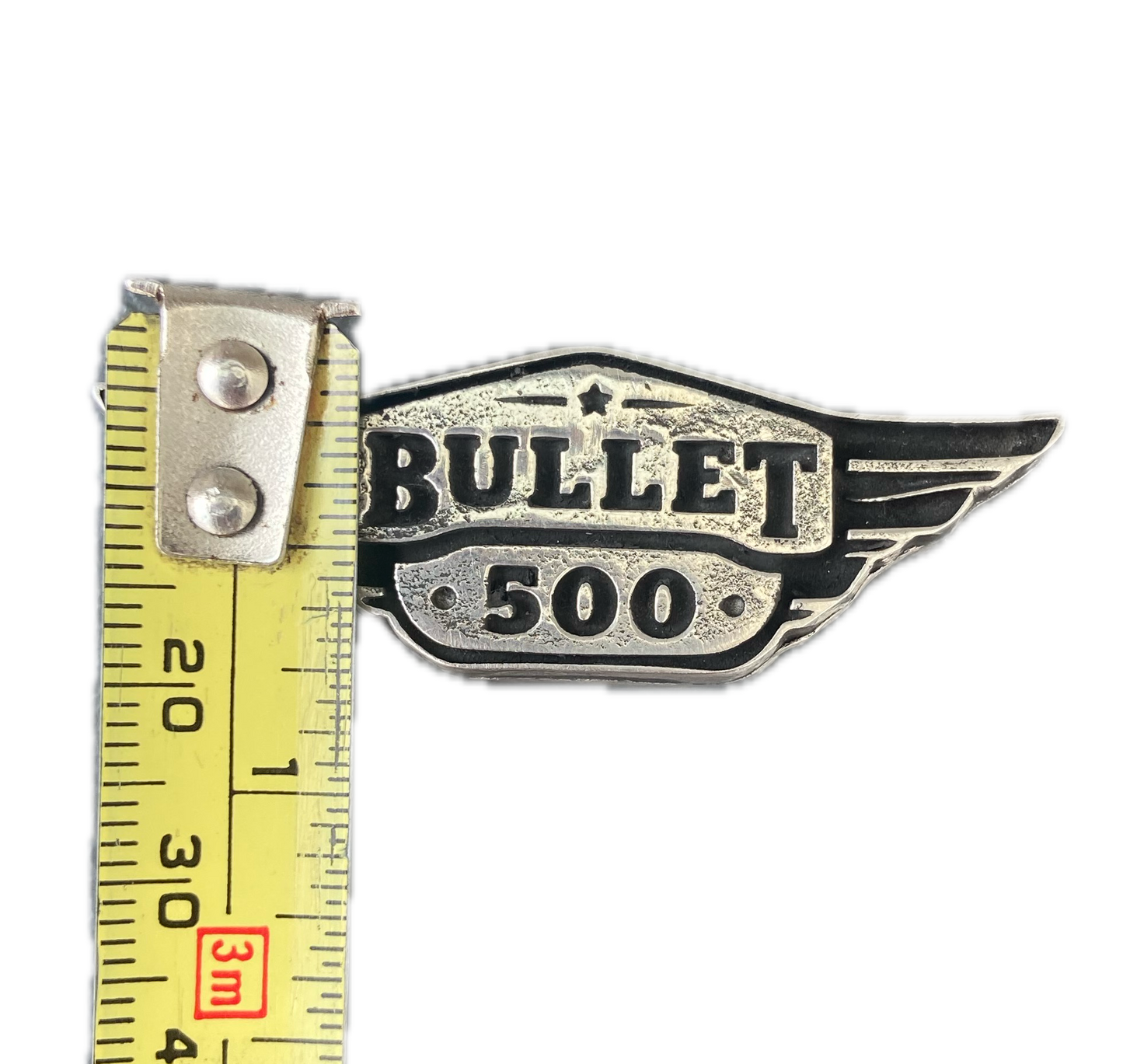 Royal Enfield Winged Bullet 500 Licence Plate Bolt Cover - Solid Pewter - Indian Motorcycle Riders Memorabilia