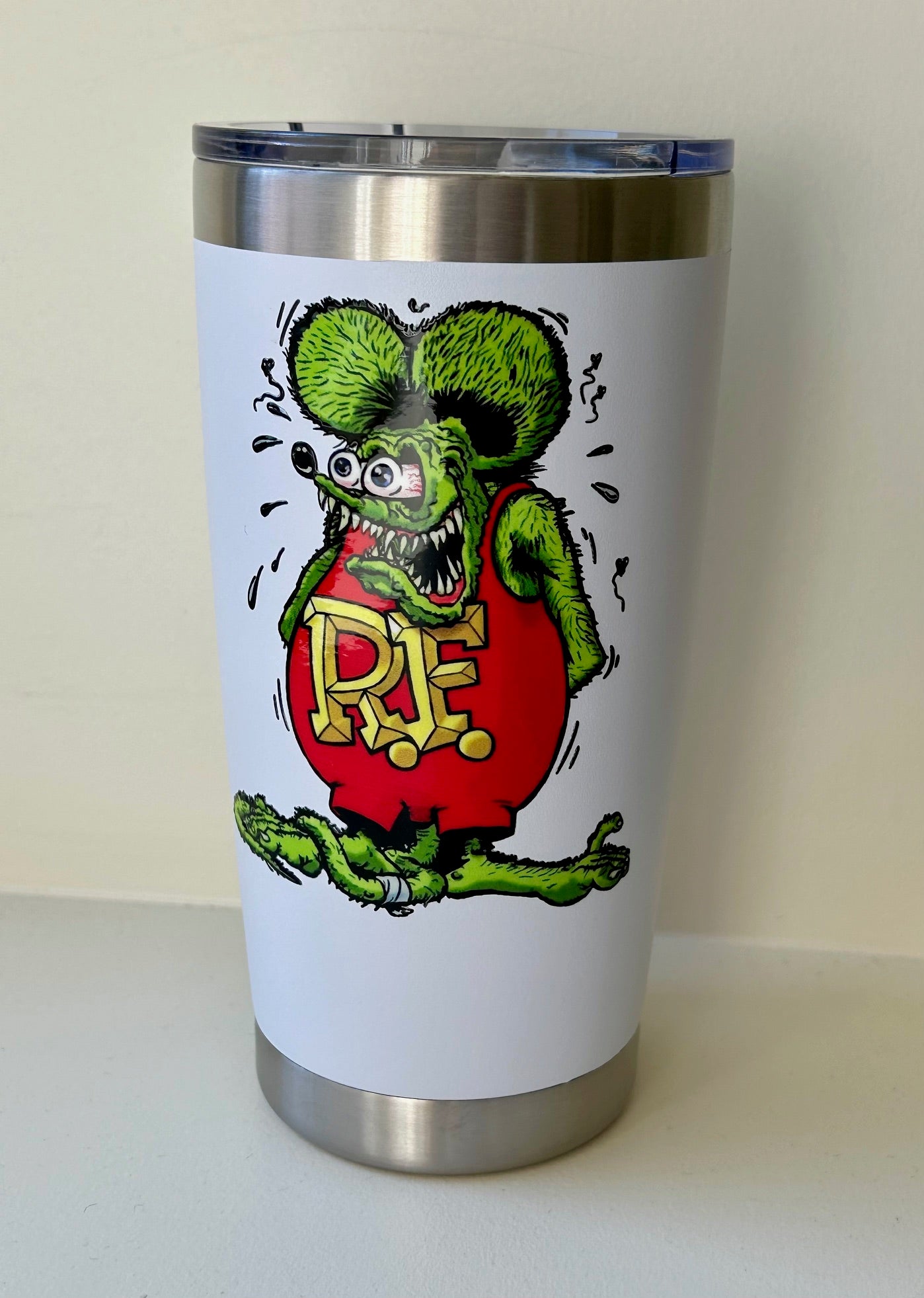 Rat Fink stickers, permanent Rat Fink sticker, NEW and unique technology transfer stickers with no borders or outline