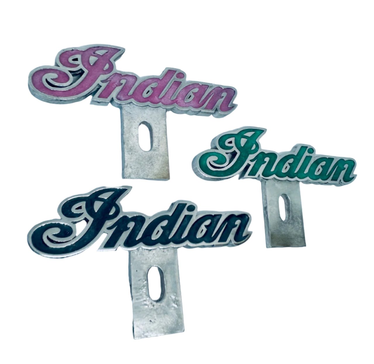 Indian Motorcycle plate topper