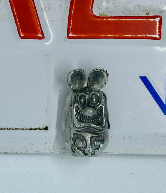 Rat Fink license plate bolt