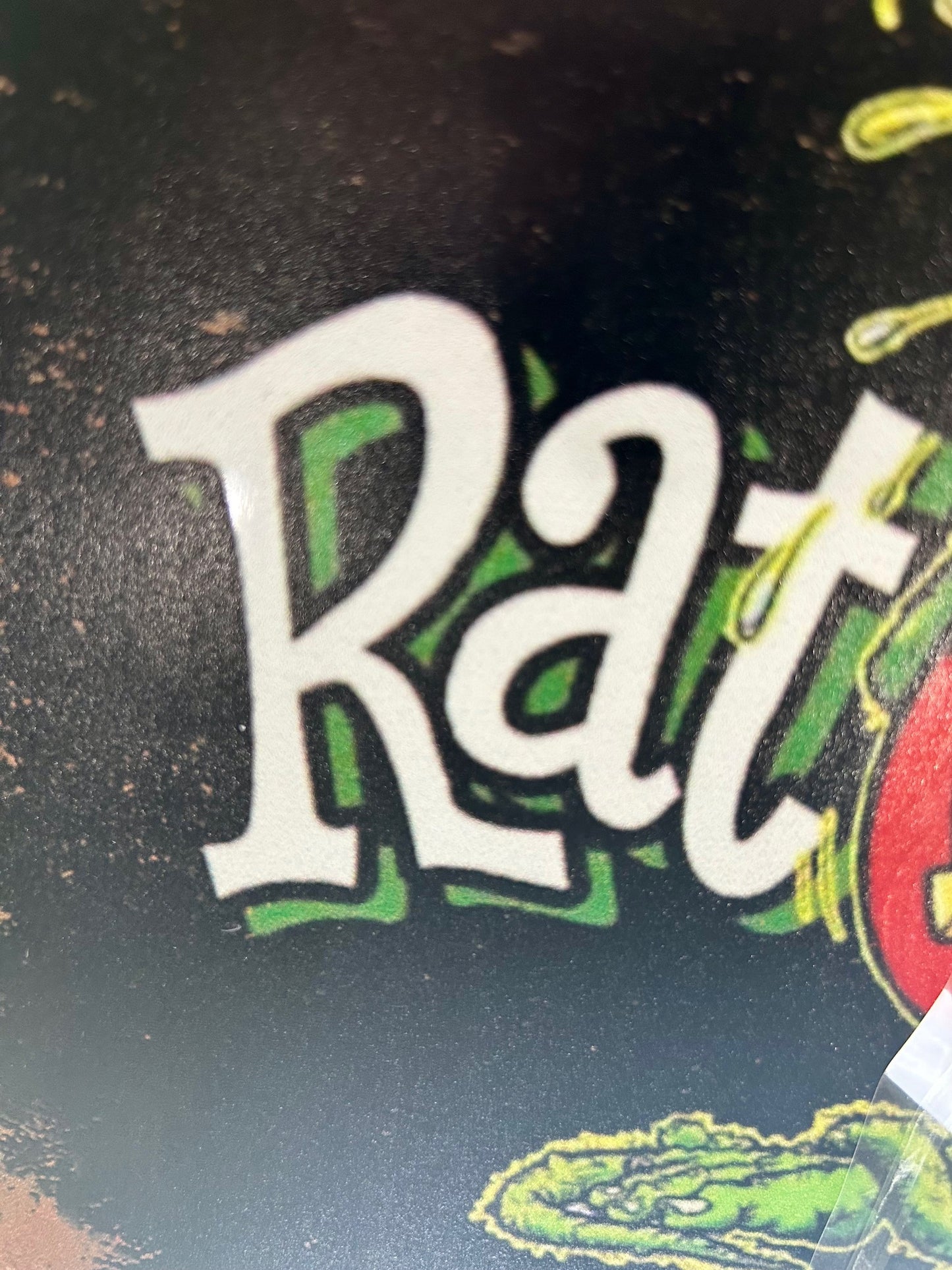 Rat Fink aluminum sign - custom aged looking Rat Fink wall sign - Collectible Rat Fink sign - Ed Roth Rat Fink product - Big Daddy Ed Roth