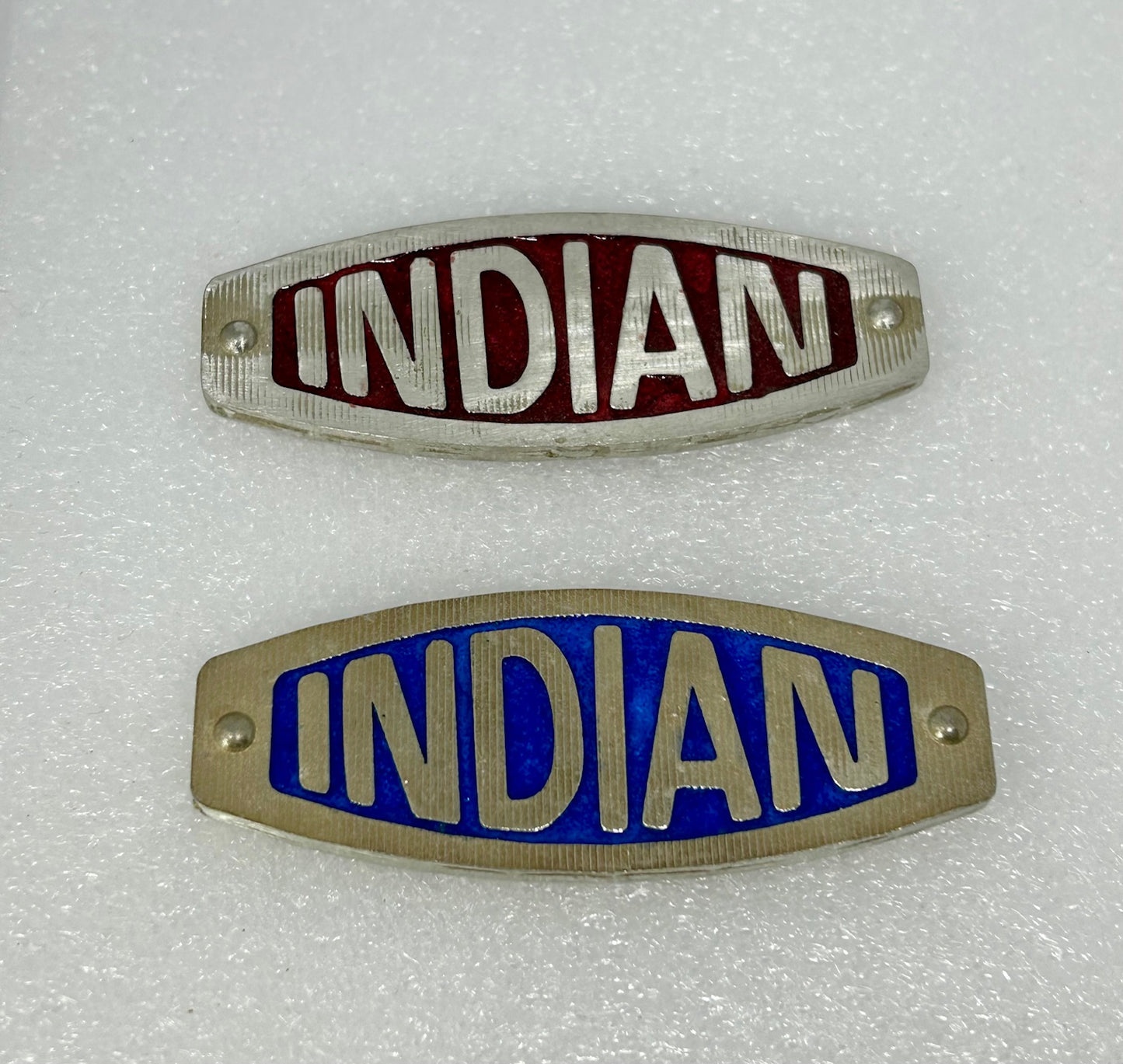 Long Indian Motorcycle badge - Indian Motorcycle medallion - Indian Motorcycle custom badging