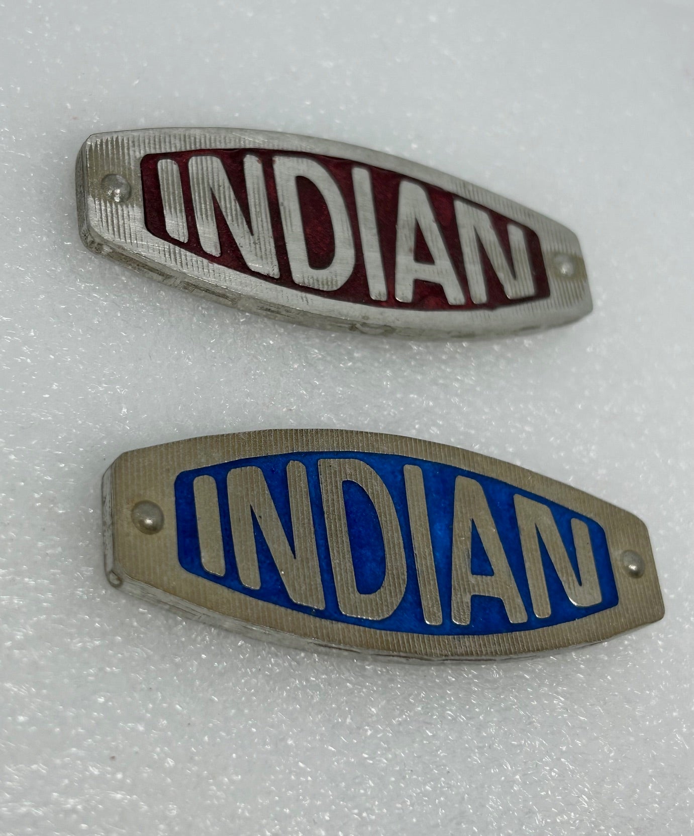 Long Indian Motorcycle badge - Indian Motorcycle medallion - Indian Motorcycle custom badging