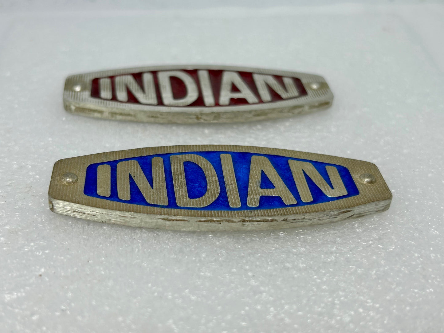 Long Indian Motorcycle badge - Indian Motorcycle medallion - Indian Motorcycle custom badging