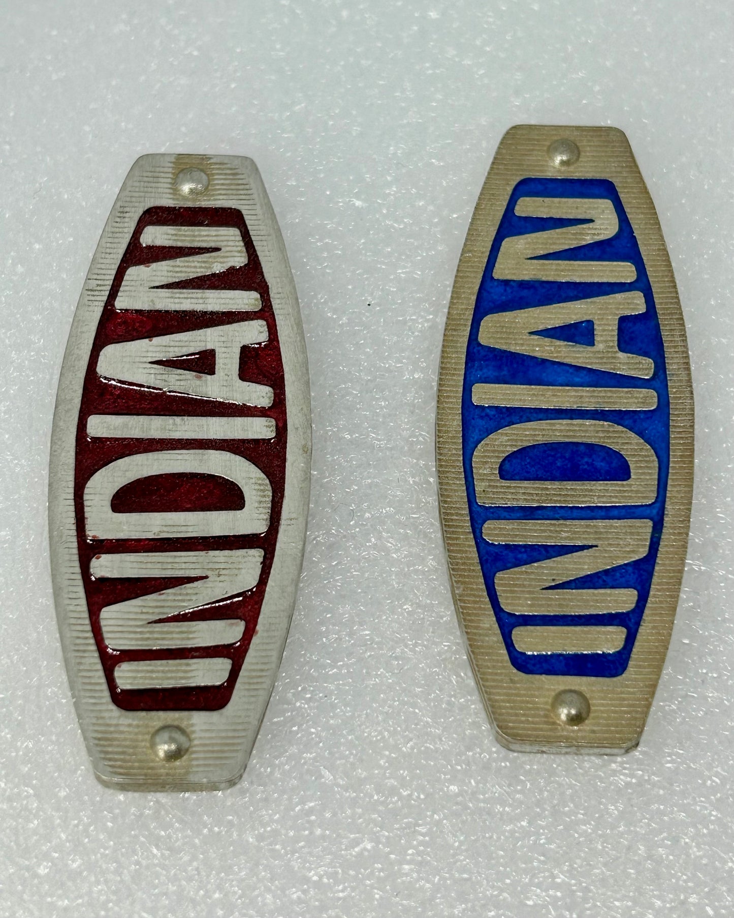 Long Indian Motorcycle badge - Indian Motorcycle medallion - Indian Motorcycle custom badging