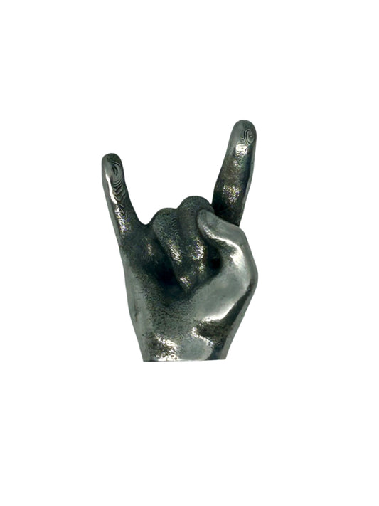 Rock Hand lapel pin