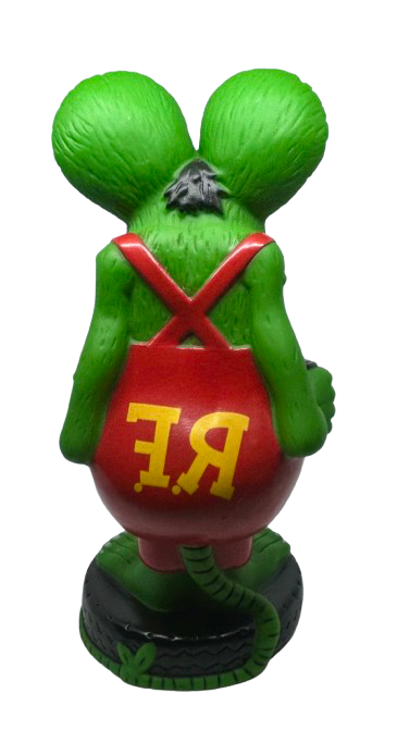 Rat Fink with oil can collectible