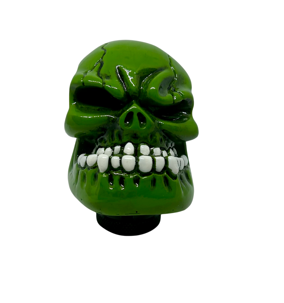 Green or Silver Skull Stick Shift Knob - Skull Shifter knob - Custom skull shift knob