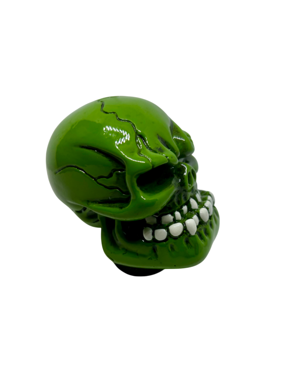 Green or Silver Skull Stick Shift Knob - Skull Shifter knob - Custom skull shift knob