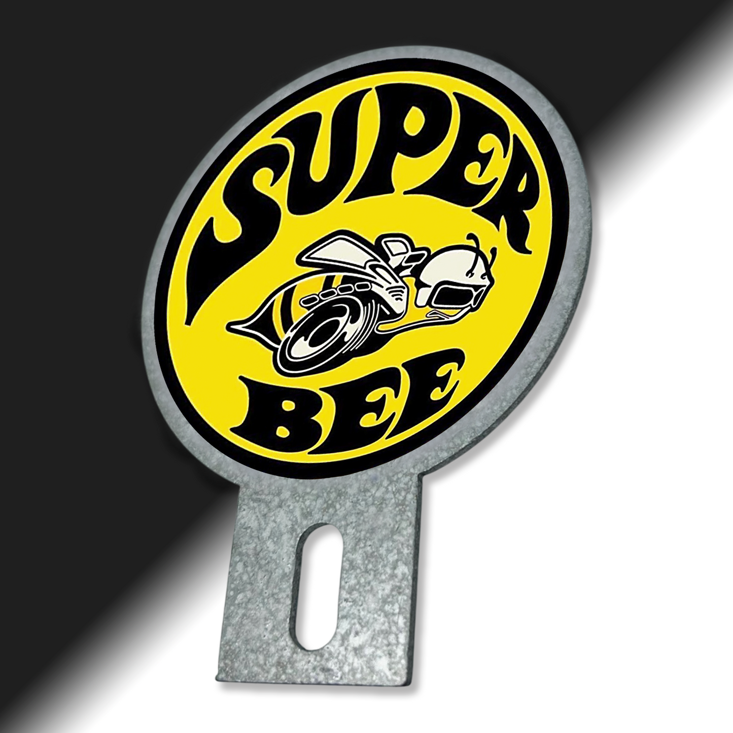 Super Bee license plate topper - Dodge Super Bee Hot Rod plate topper