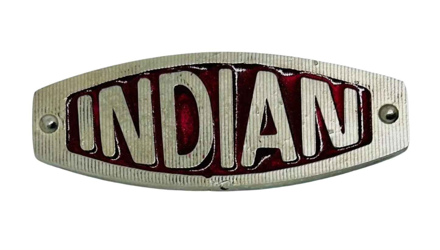 Large Indian Motorcycle badge