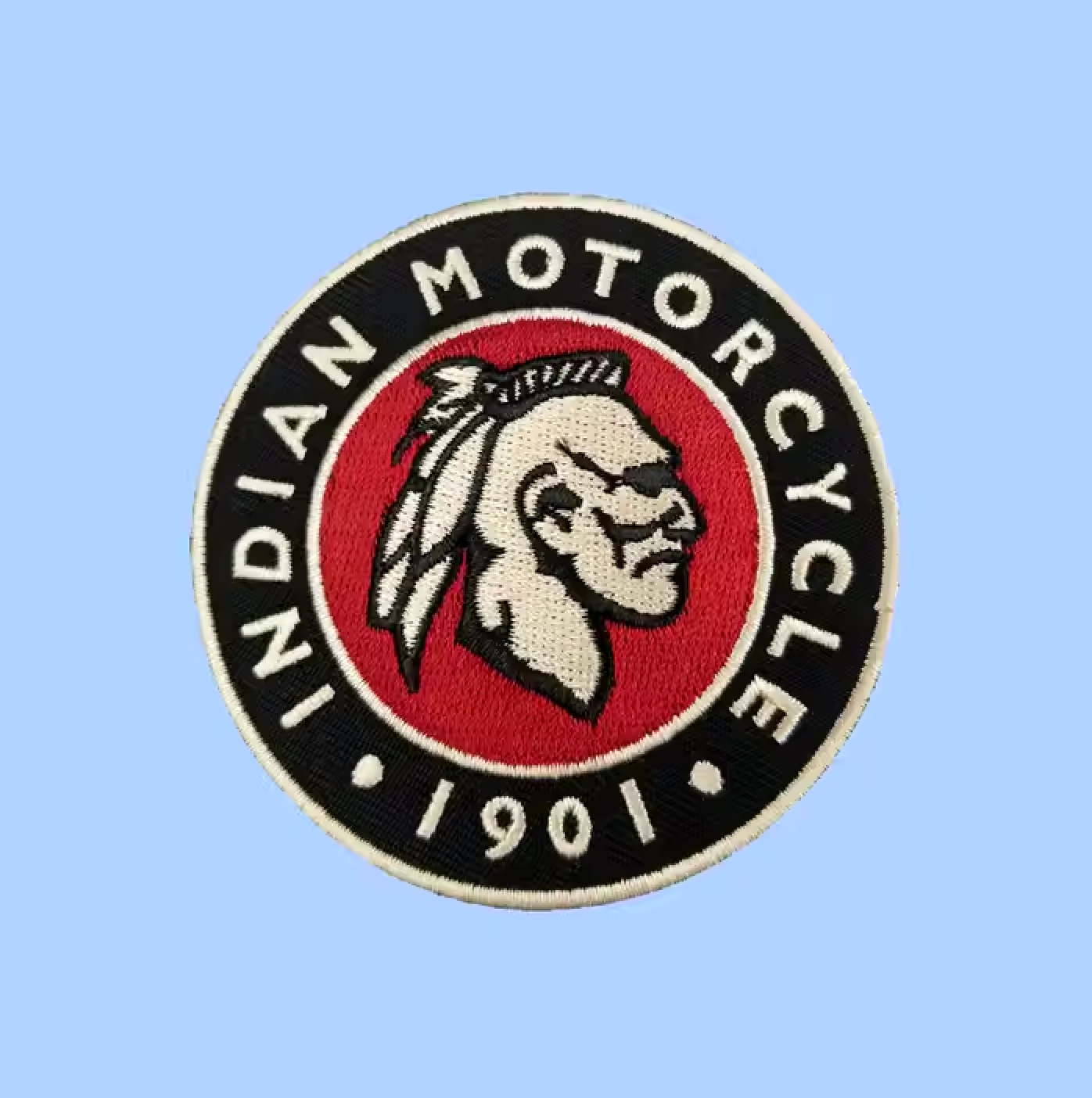 Indian Motorcycle embroidered crest