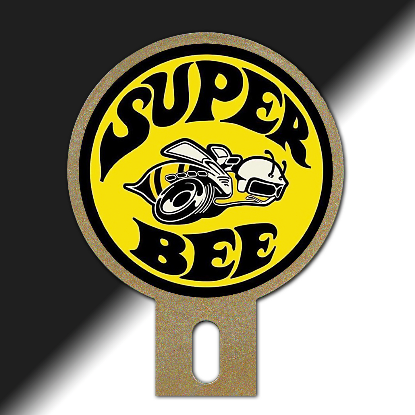 Super Bee license plate topper - Dodge Super Bee Hot Rod plate topper