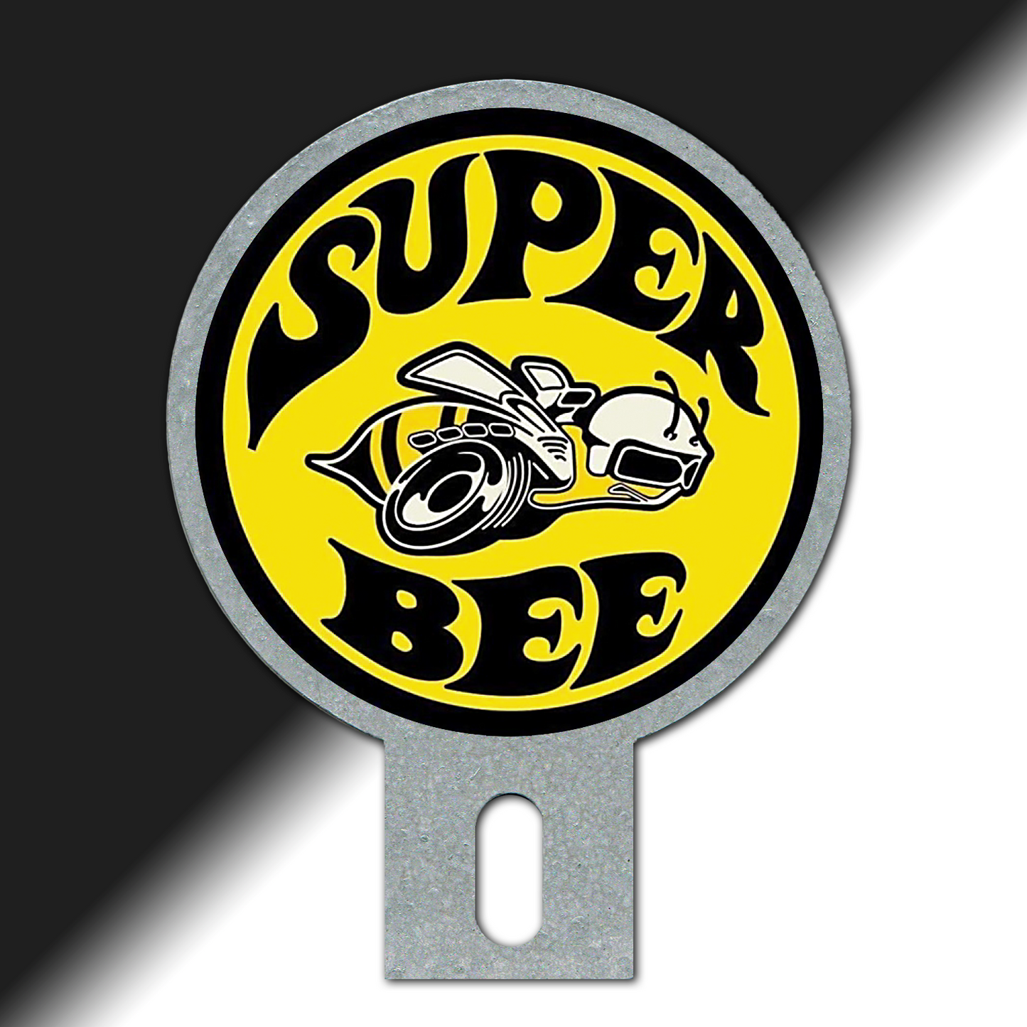 Super Bee license plate topper - Dodge Super Bee Hot Rod plate topper