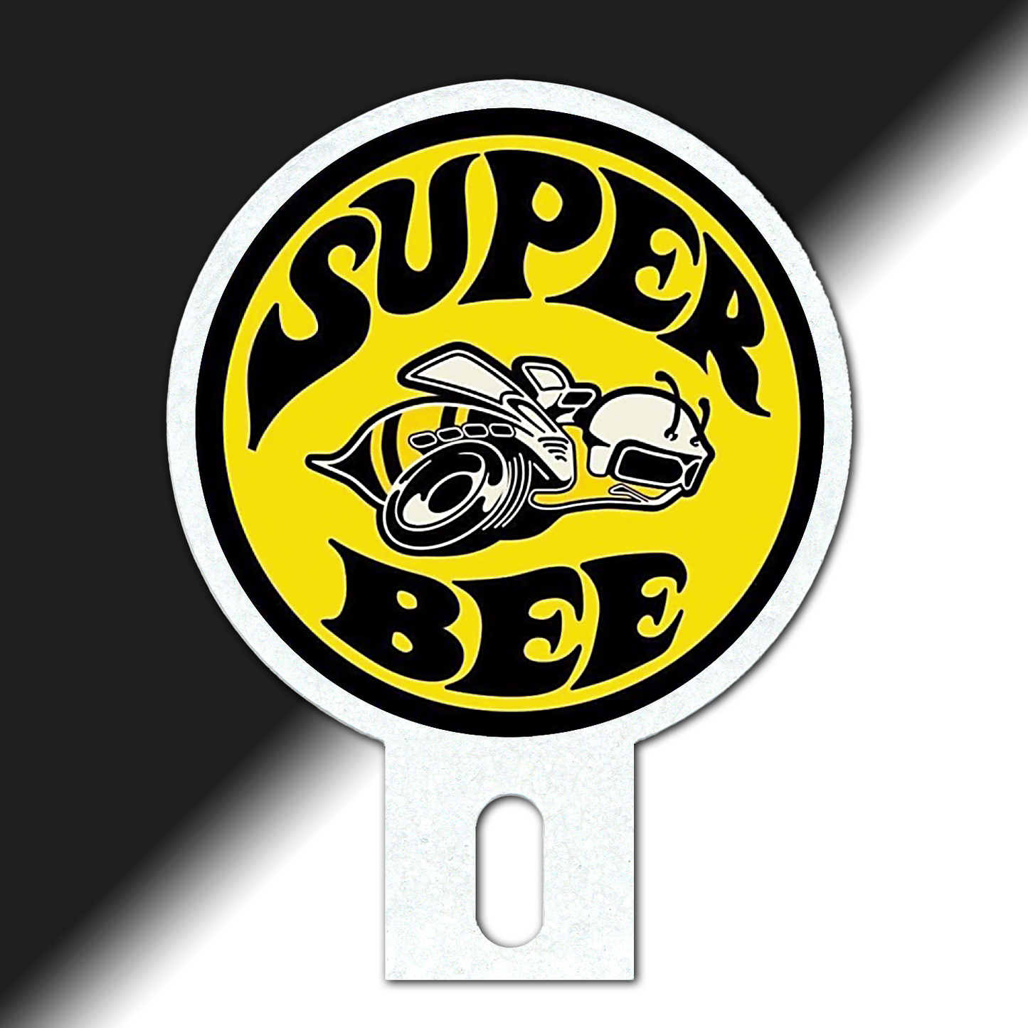 Super Bee license plate topper - Dodge Super Bee Hot Rod plate topper